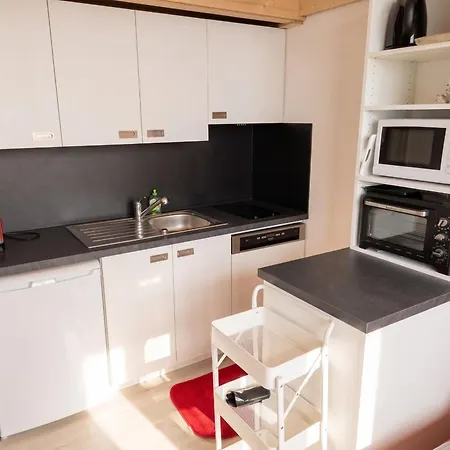 Апартаменты Chaleureux A Aime 25 M² En Montagne